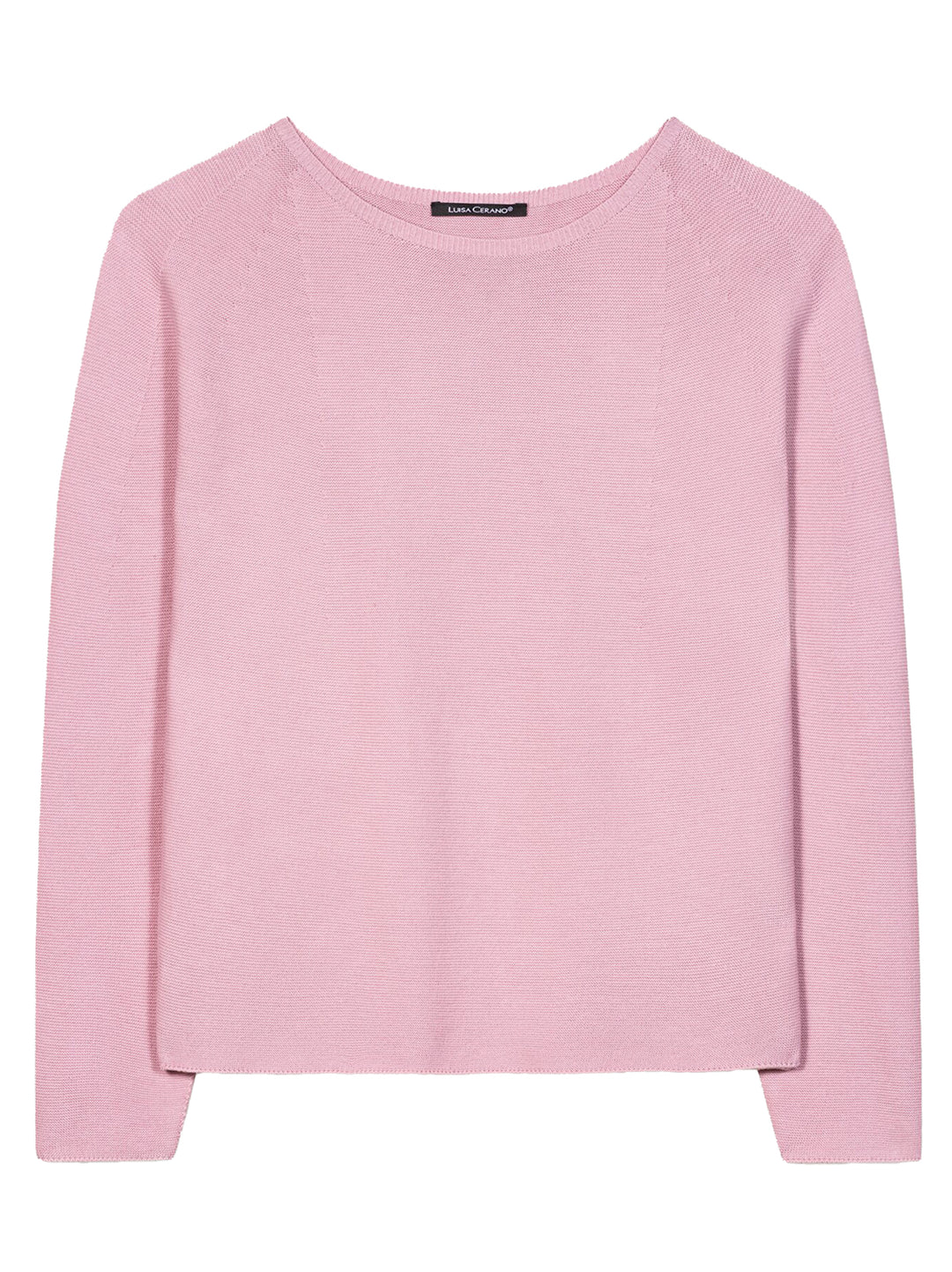 Luisa Cerano roze trui -100% katoen-DAMES TRUIEN & VESTEN-Roze