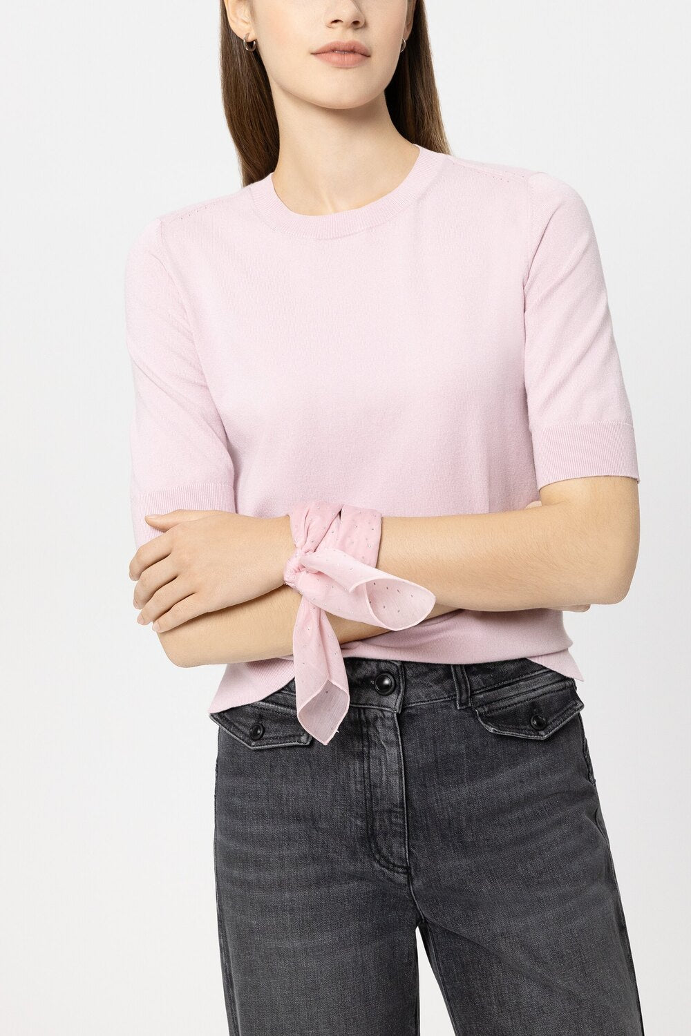 Luisa Cerano – Shawl Roze-74% tencel, 26% polyamide-DAMES ACCESSOIRES-Roze