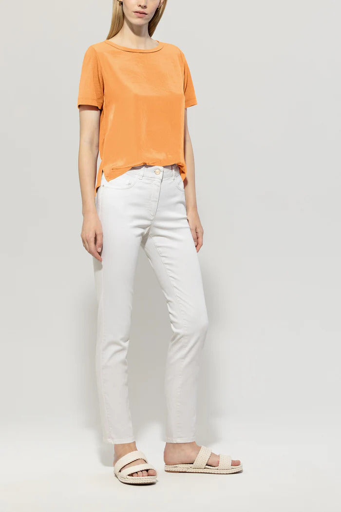 Luisa Cerano shirt km-100% Polyester-DAMES TOPS & BLOUSES-Oranje