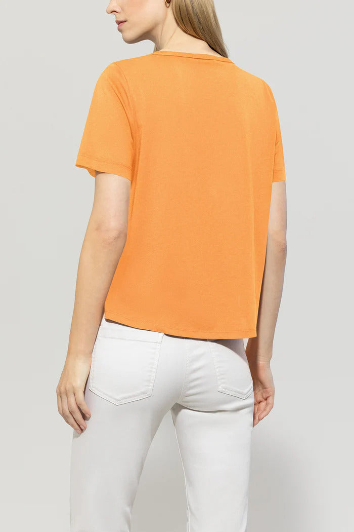 Luisa Cerano shirt km-100% Polyester-DAMES TOPS & BLOUSES-Oranje