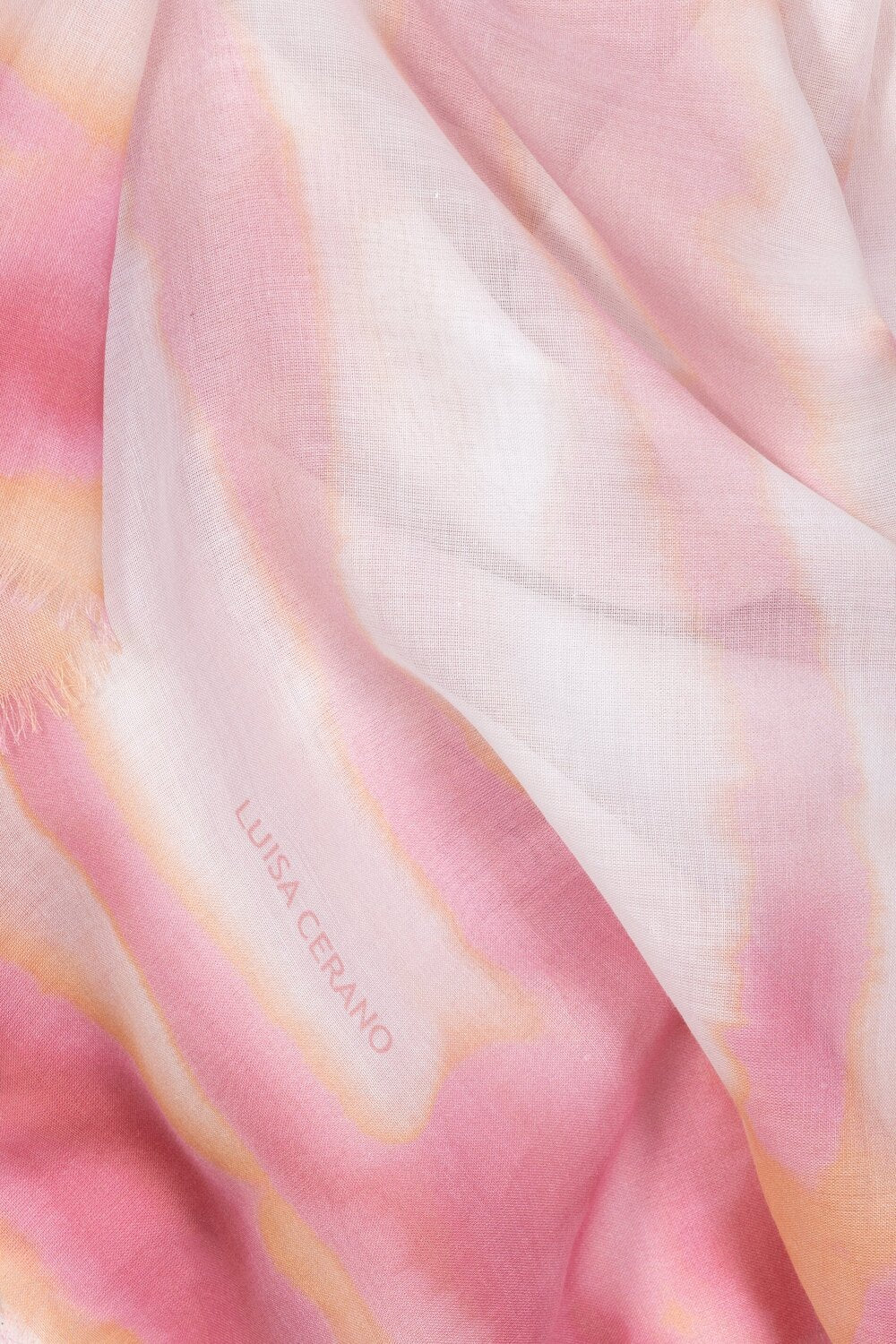 Luisa Cerano sjaal -100% katoen-DAMES ACCESSOIRES-Roze