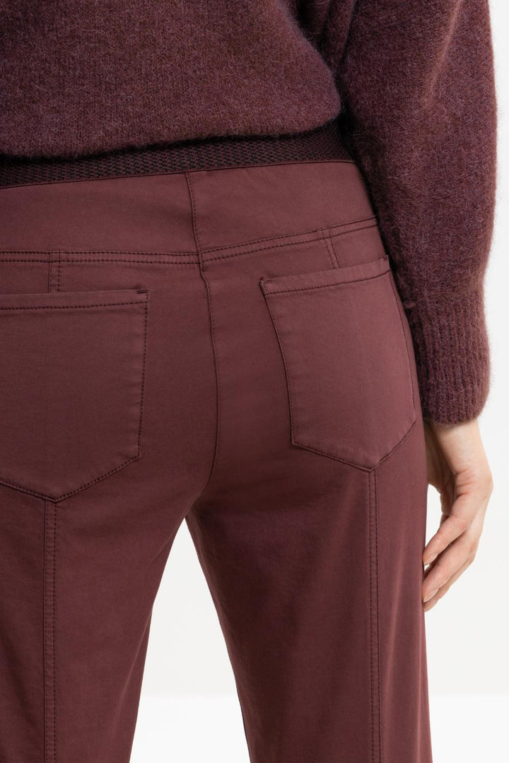 Luisa Cerano skinny denim-Buitenmateriaal: 96% katoen, 4% elastaan-DAMES BROEKEN-Bordeaux