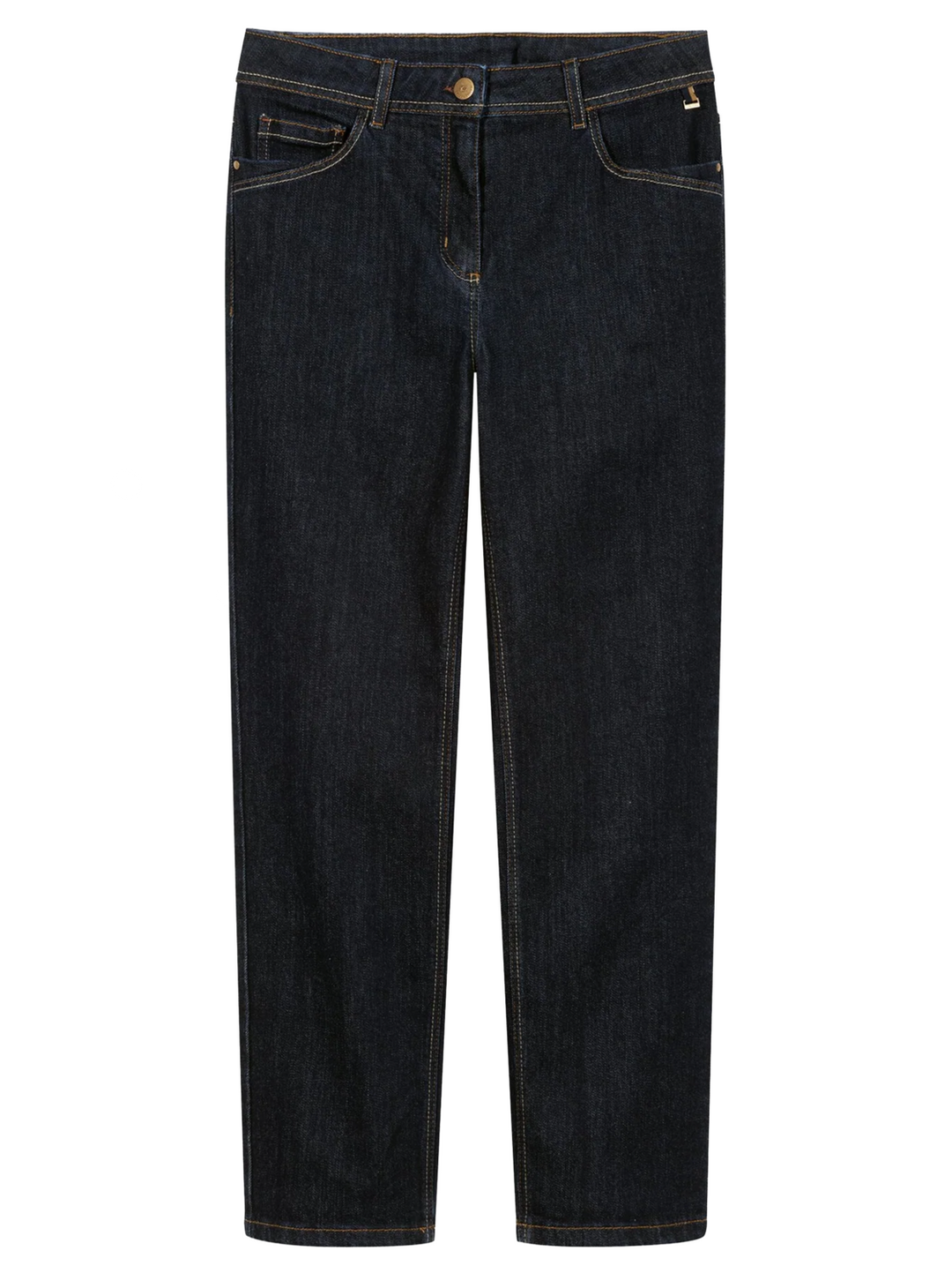 Luisa Cerano Slim Fit Jeans – Blauw-88% katoen, 10% polyester, 2% elastaan-DAMES BROEKEN-Blauw