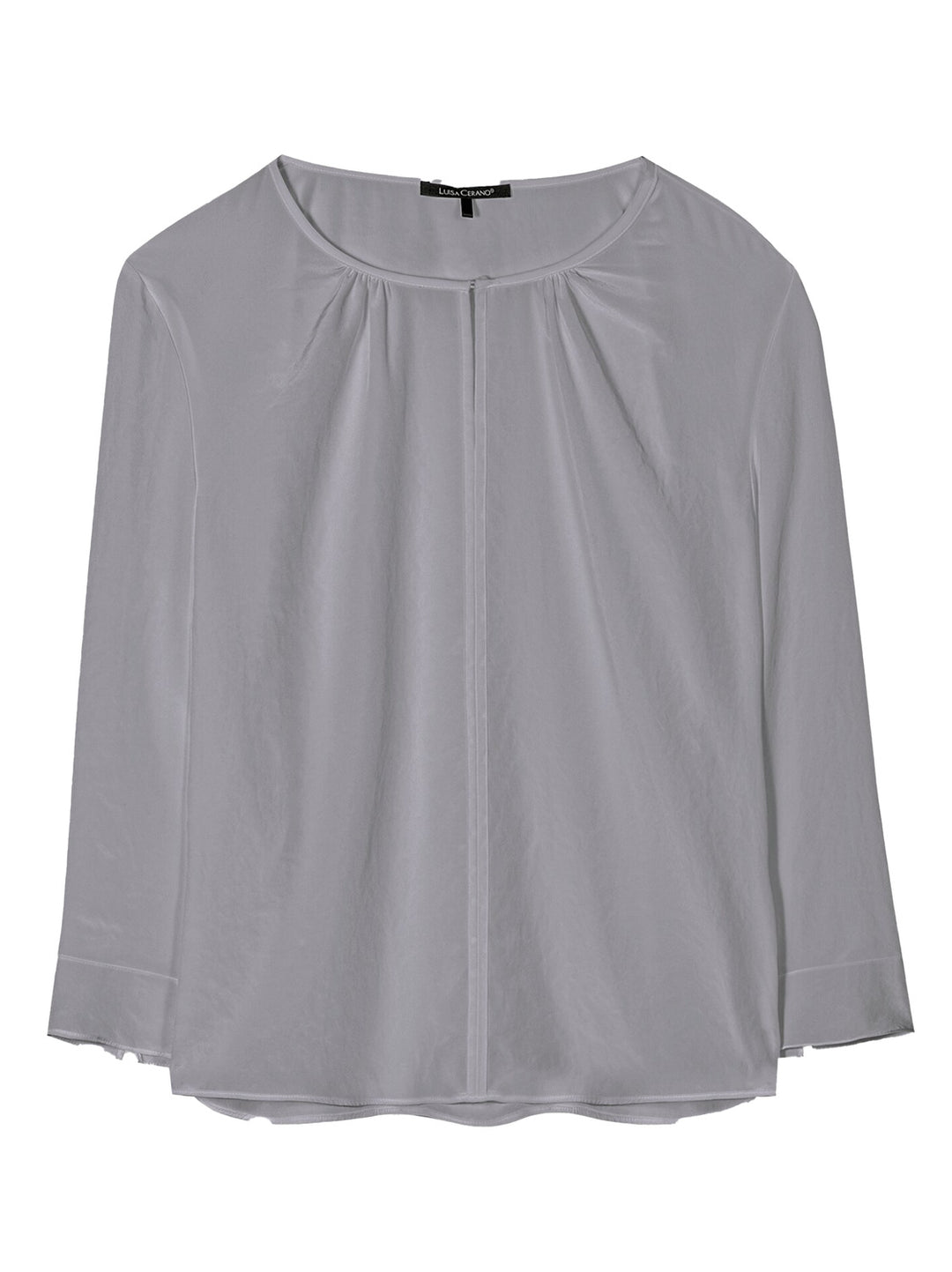 Luisa Cerano soepele blouse-100% Polyester-DAMES TOPS & BLOUSES-Grijs