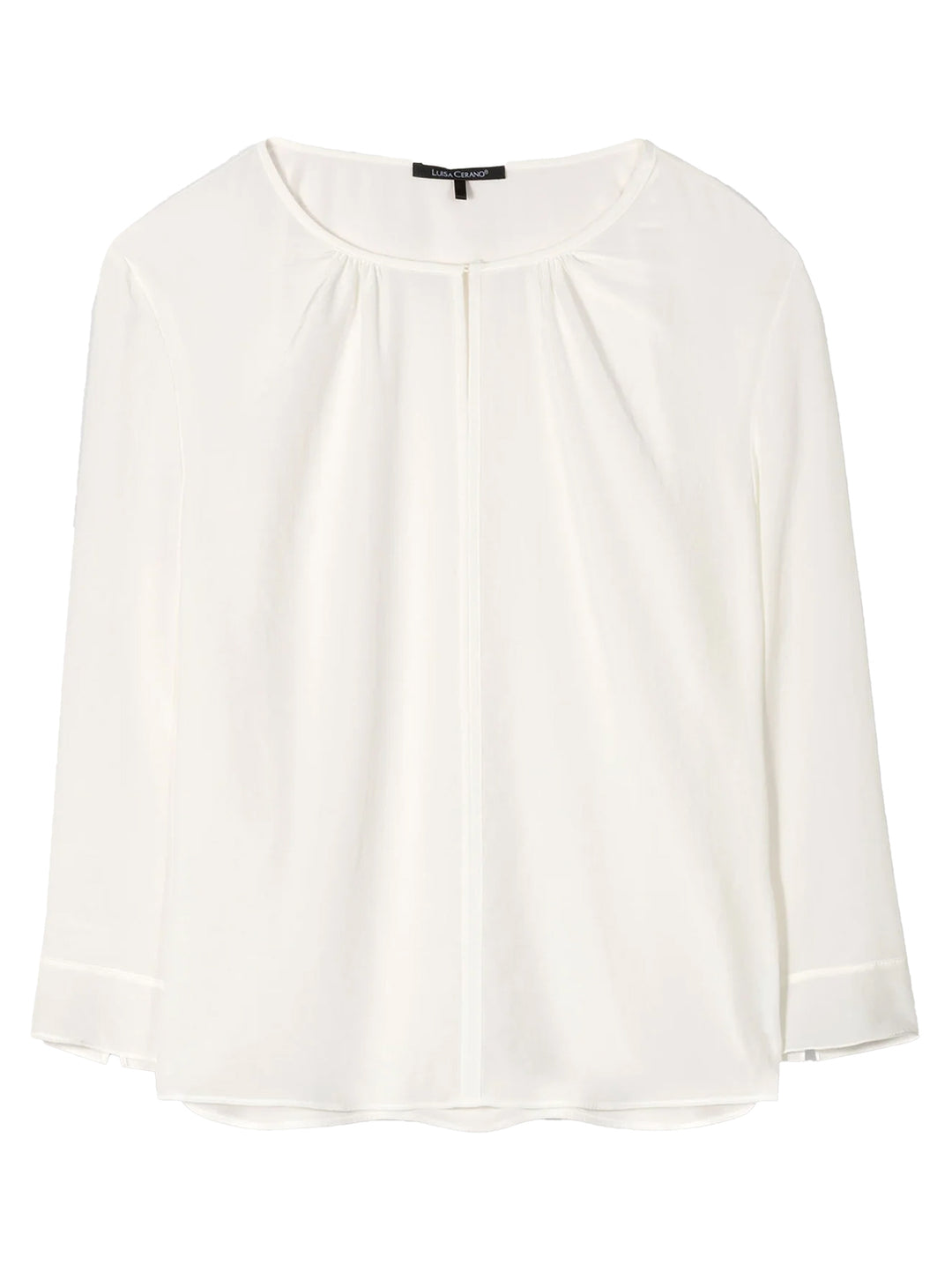 Luisa Cerano soepele blouse-Buitenmateriaal: 100% polyester<br />Knopen: parelmoer<br />-DAMES TOPS & BLOUSES-Wit