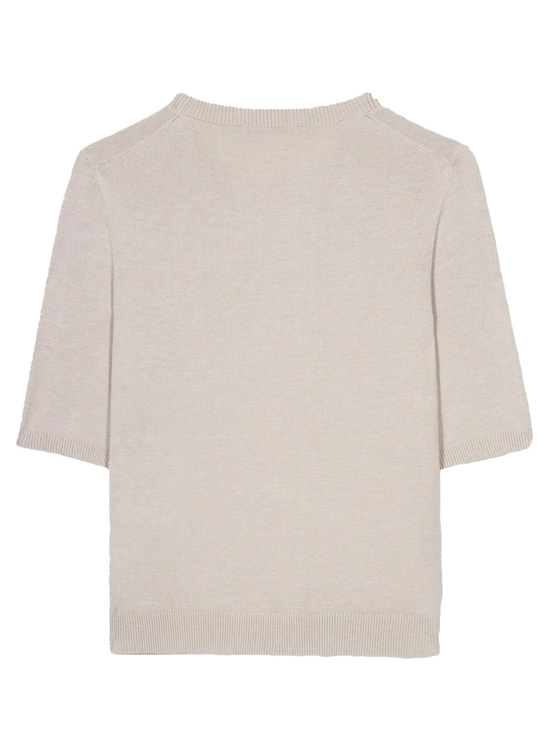 Luisa Cerano Top – Beige-43% viscose, 42% polyamide, 15% wool-DAMES TOPS & BLOUSES-Beige