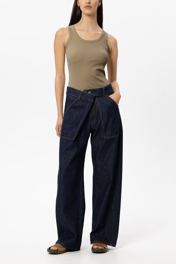 Luisa Cerano Top – Groen-100% katoen-DAMES TOPS & BLOUSES-Groen