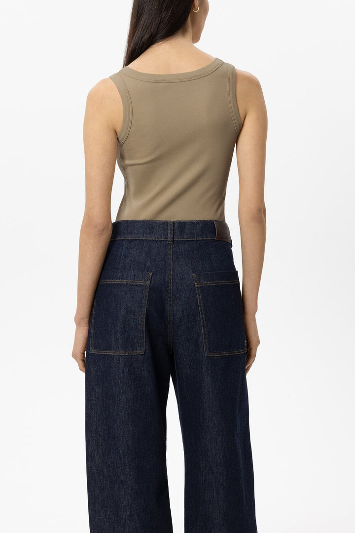 Luisa Cerano Top – Groen-100% katoen-DAMES TOPS & BLOUSES-Groen