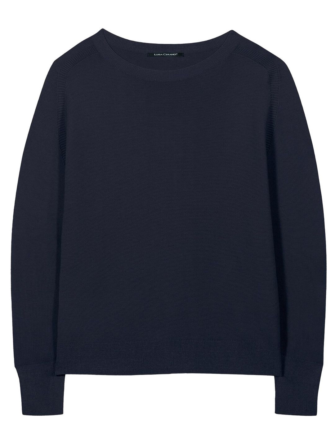 Luisa Cerano Trui – Blauw-65% katoen, 35% polyamide-DAMES TRUIEN & VESTEN-Blauw