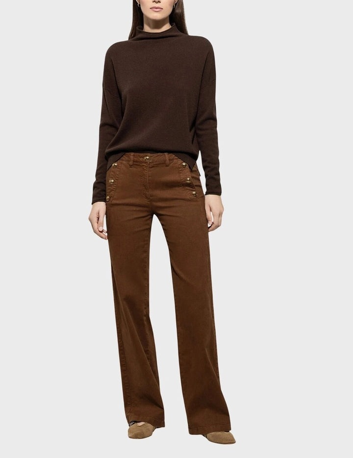 Luisa Cerano Trui – Bruin-100% wol-DAMES TRUIEN & VESTEN-Bruin