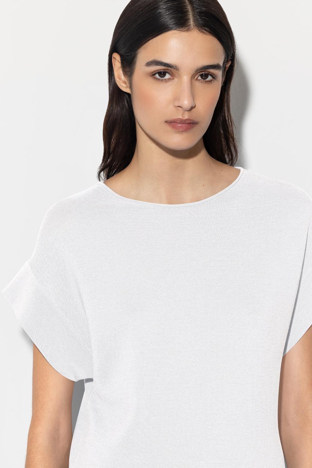 Luisa Cerano trui katoenmix-66% katoen, 34% polyamide-DAMES TRUIEN & VESTEN-Wit