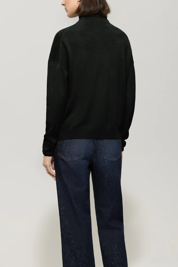 Luisa Cerano Trui – Zwart-100% wol-DAMES TRUIEN & VESTEN-Zwart