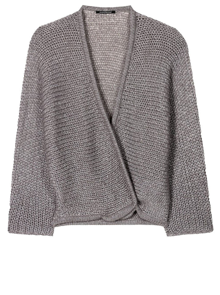 Luisa Cerano vest van wolmix-Buitenmateriaal: 45% wol, 35% polyester, 20% polyester (gemetalliseerd)<br />Overgesneden sc