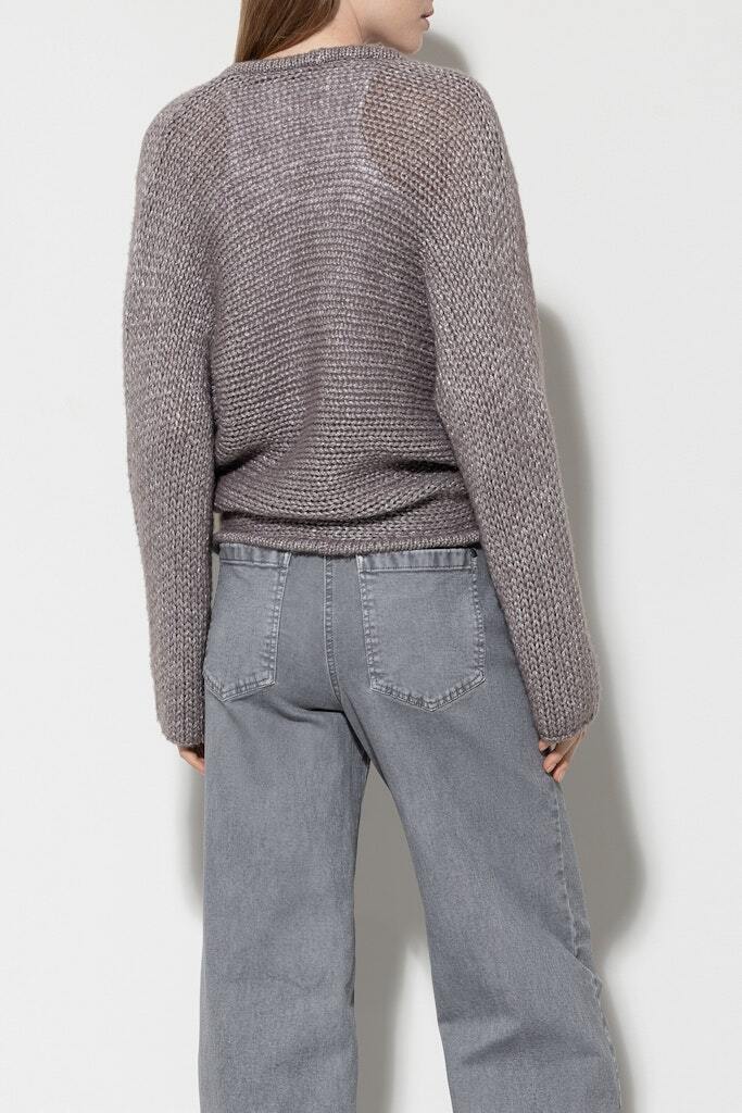 Luisa Cerano vest van wolmix-Buitenmateriaal: 45% wol, 35% polyester, 20% polyester (gemetalliseerd)<br />Overgesneden sc