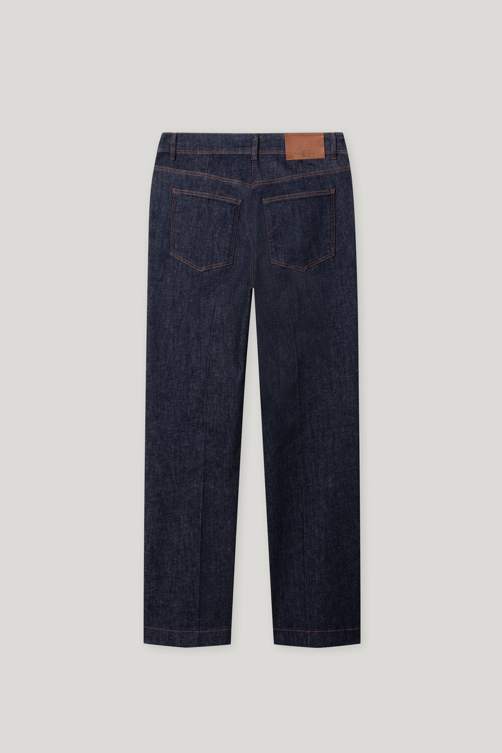 Luisa Cerano Wide Leg Jeans – Blauw-90% cotton, 8% elastomultiester, 2% elastane-DAMES BROEKEN-Blauw