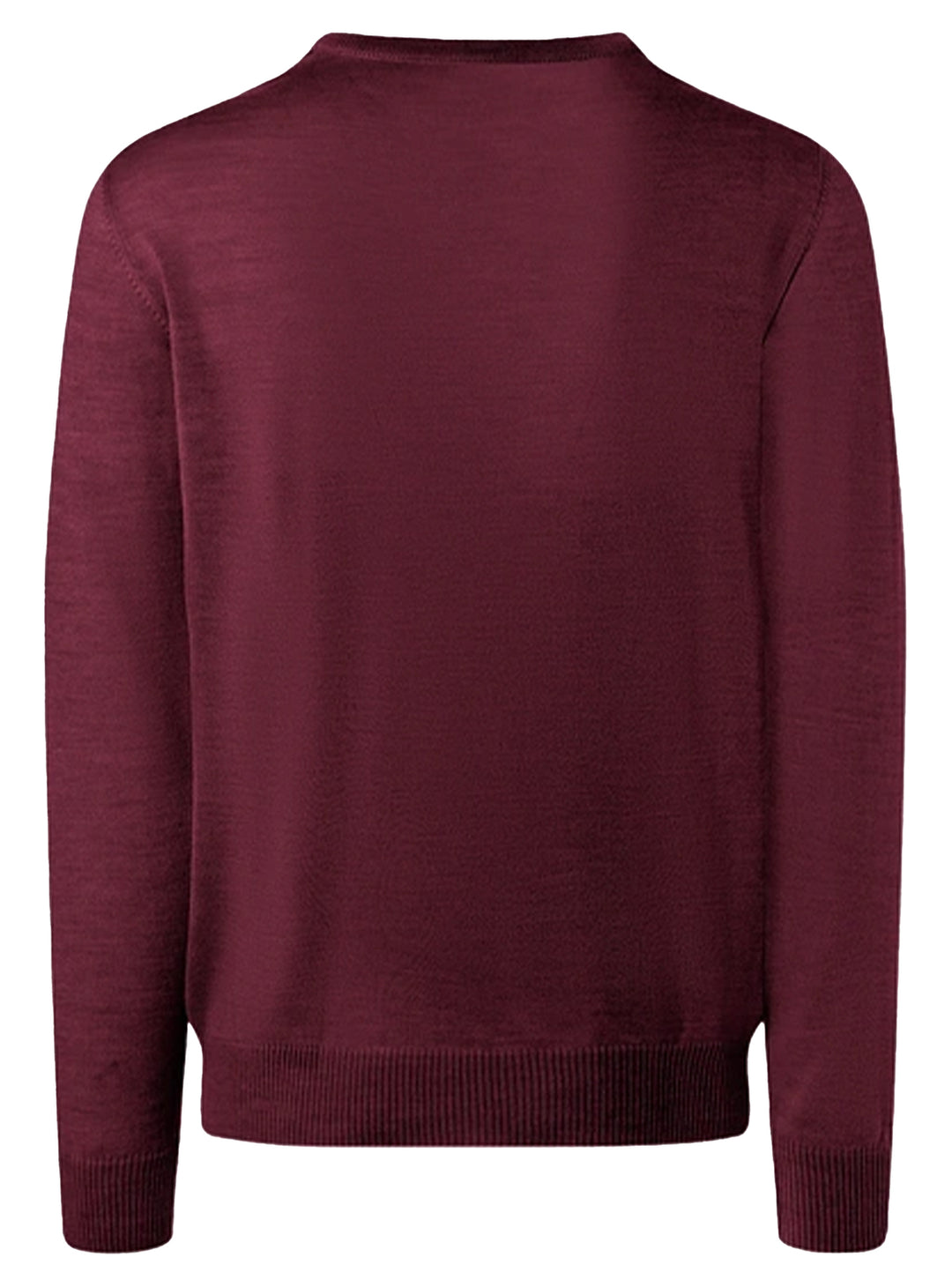MAERZ 490400 V-hals Trui – Bordeaux-100% wol-HEREN TRUIEN & VESTEN-Rood