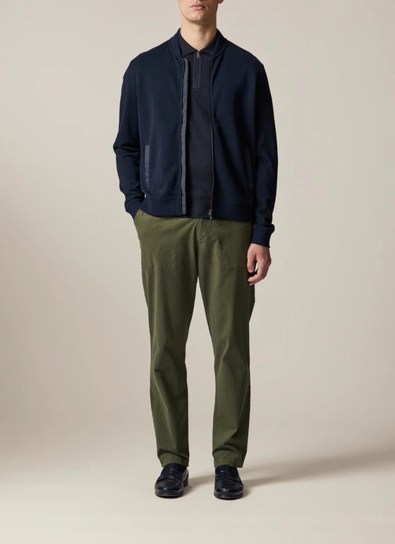 MAERZ bomber vest navy-93% Katoen<br />7% Polyester-HEREN TRUIEN & VESTEN-Blauw