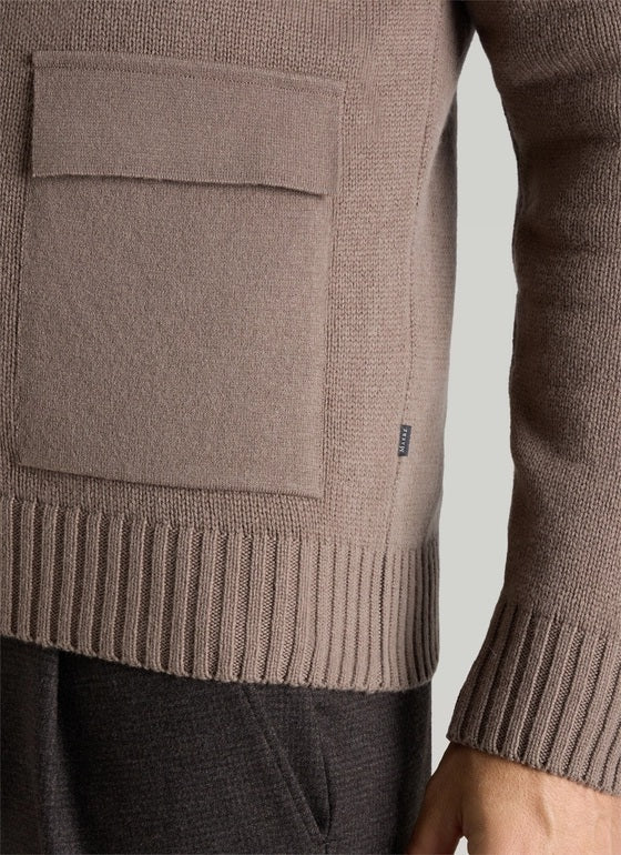 MAERZ Gebreid Vest – Grijs-100% wol-HEREN TRUIEN & VESTEN-Grijs