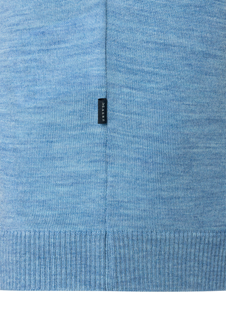 MAERZ Knitwear Pullover-100% wol-HEREN TRUIEN & VESTEN-Blauw