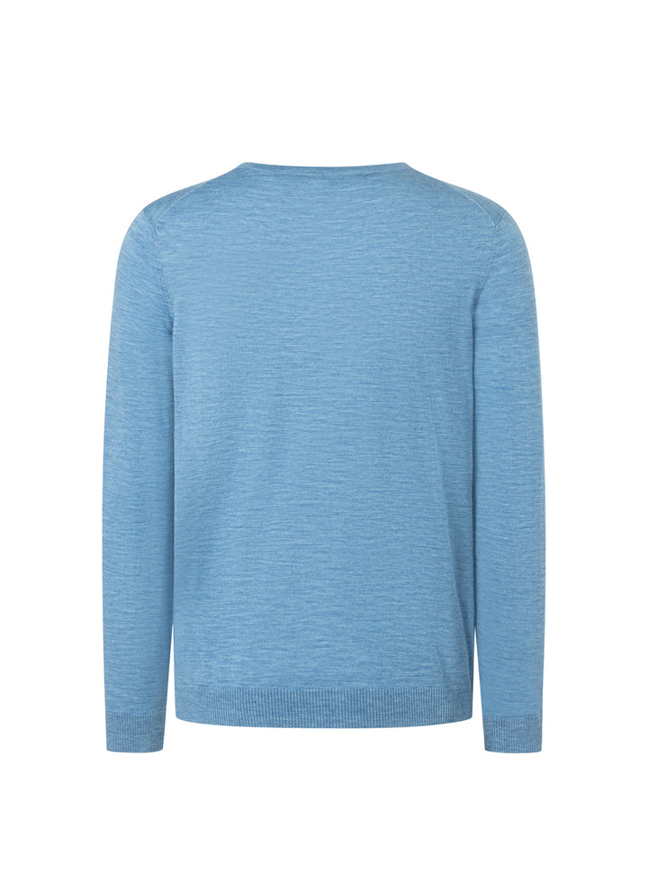 MAERZ Knitwear Pullover-100% wol-HEREN TRUIEN & VESTEN-Blauw