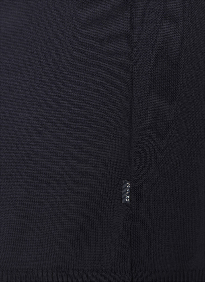 MAERZ Knitwear Pullover-100% wol-HEREN TRUIEN & VESTEN-Blauw