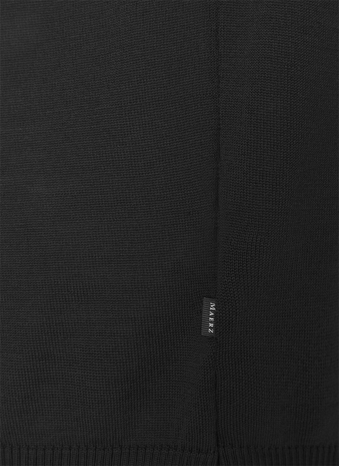 MAERZ Knitwear Pullover-100% wol-HEREN TRUIEN & VESTEN-Zwart