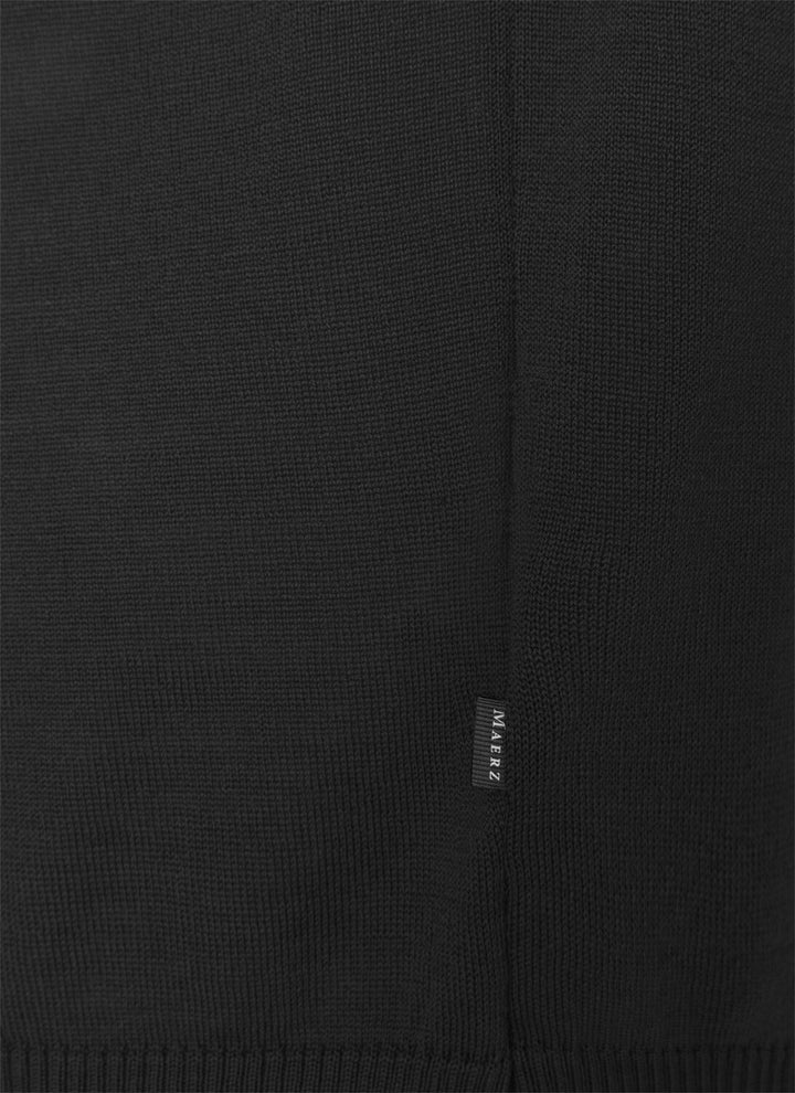 MAERZ Knitwear Pullover-100% wol-HEREN TRUIEN & VESTEN-Zwart