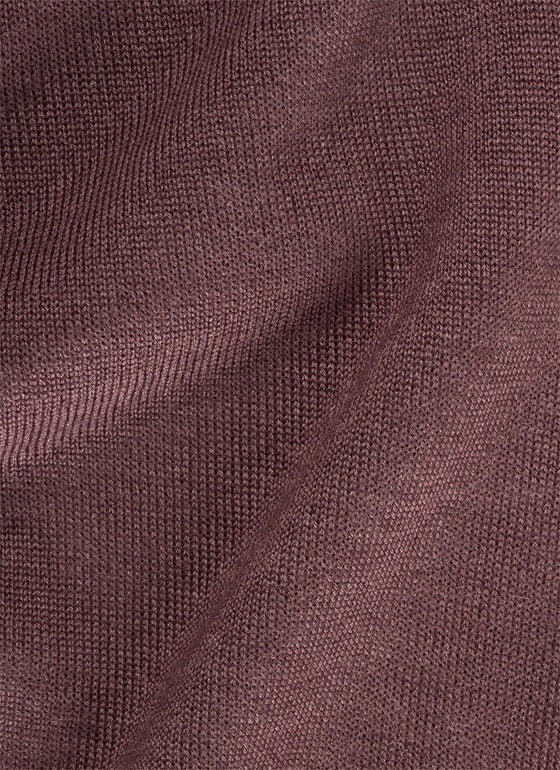 MAERZ Luxury Wool Polo Trui – Paars-70% wol, 20% zijde, 10% kasjmier-HEREN POLO'S & T-SHIRTS-Paars