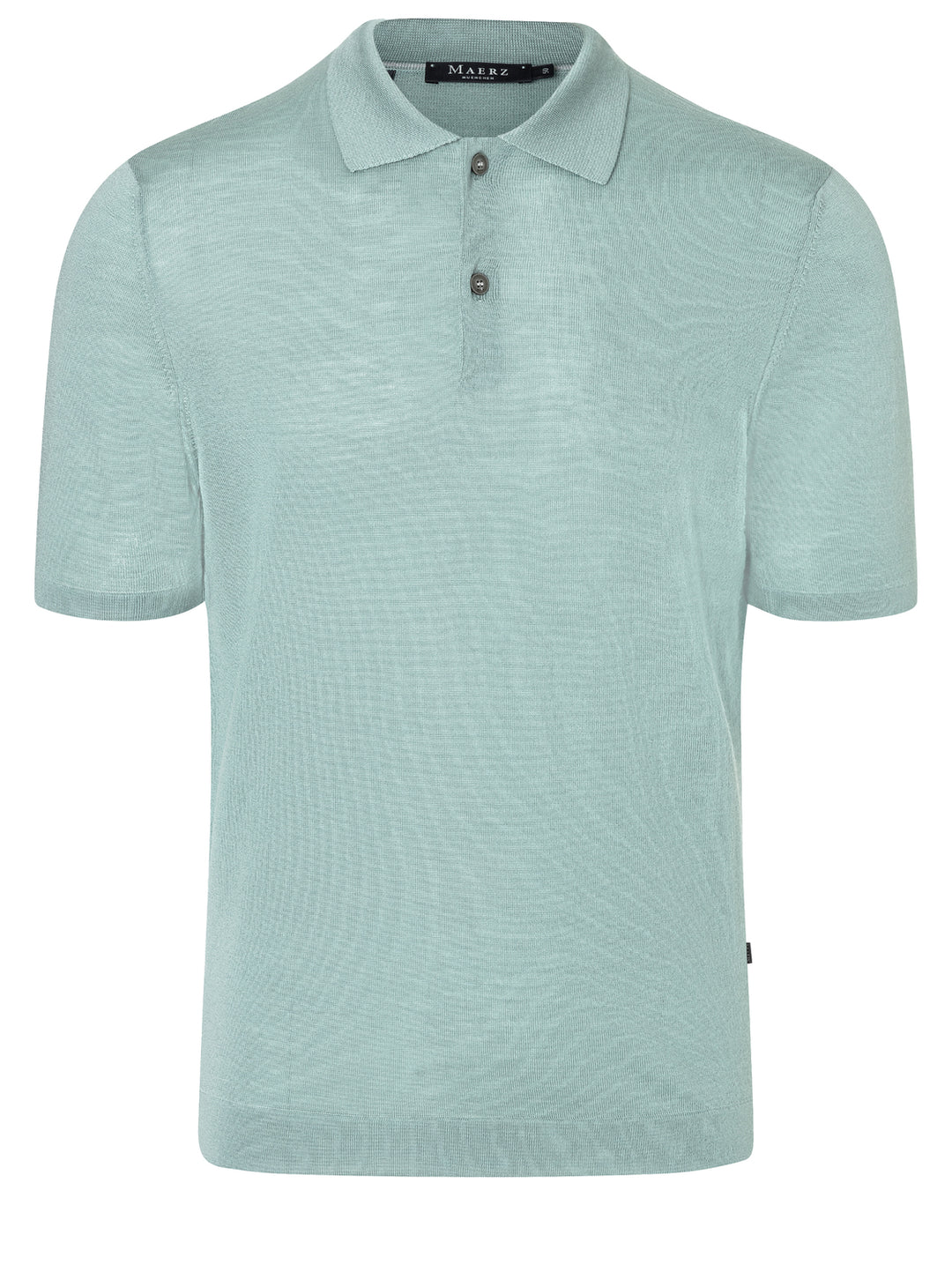 MAERZ polo-100% Scheurwol-HEREN POLO'S & T-SHIRTS-Groen