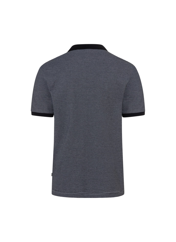 MAERZ polo blauw-100% Katoen-HEREN POLO'S & T-SHIRTS-Blauw