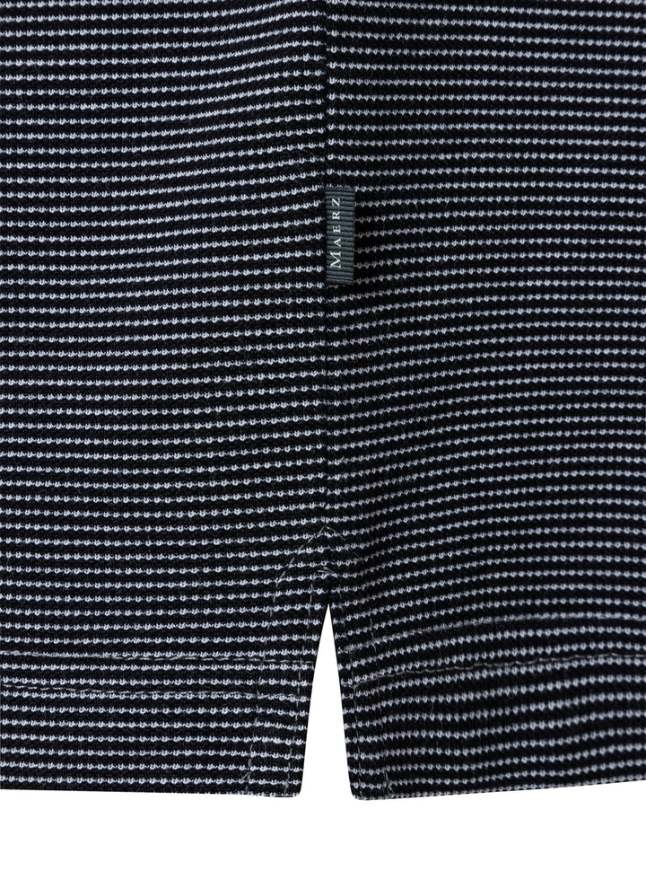 MAERZ polo blauw-100% Katoen-HEREN POLO'S & T-SHIRTS-Blauw