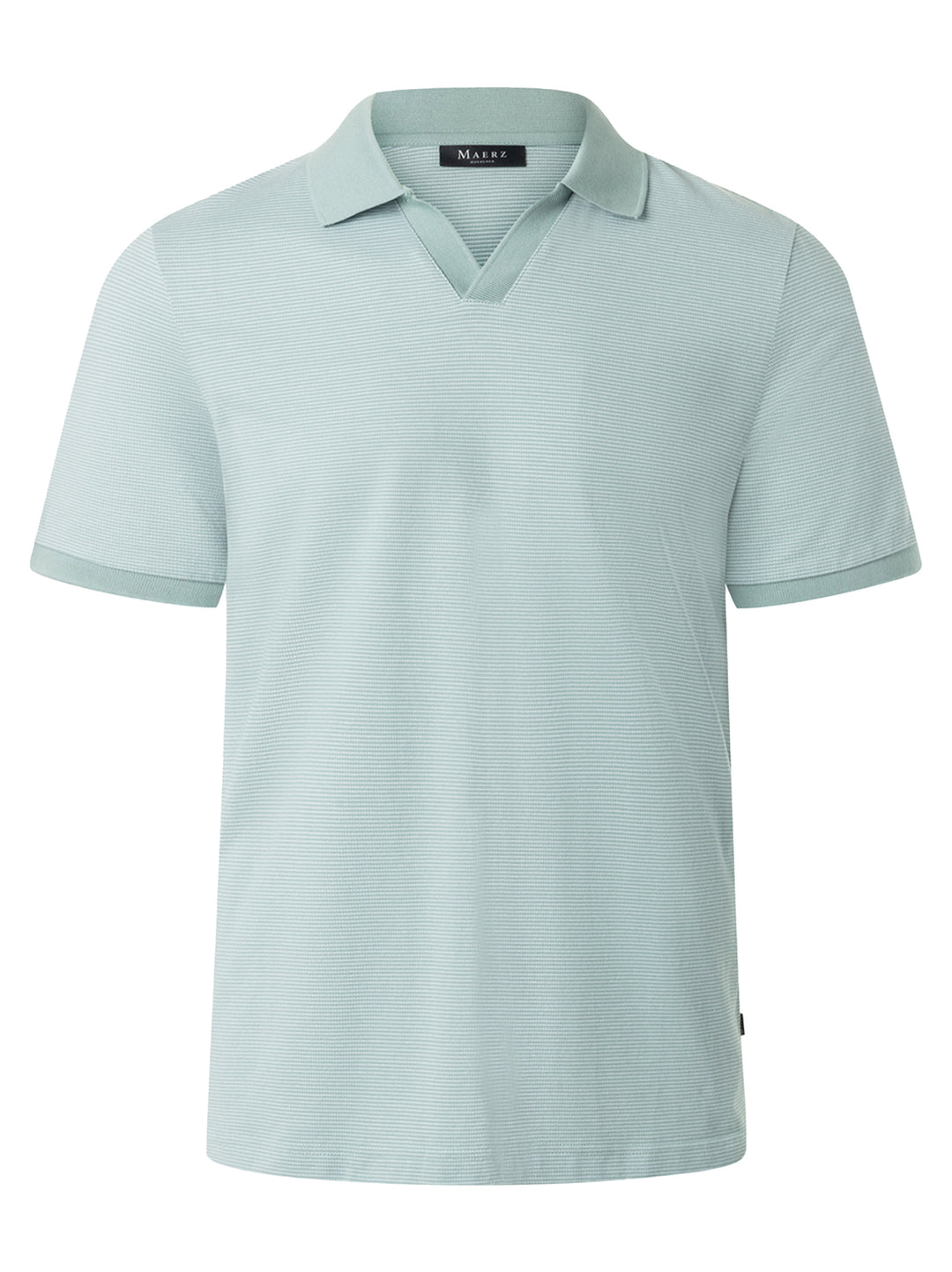 MAERZ polo groen-100% Katoen-HEREN POLO'S & T-SHIRTS-Groen