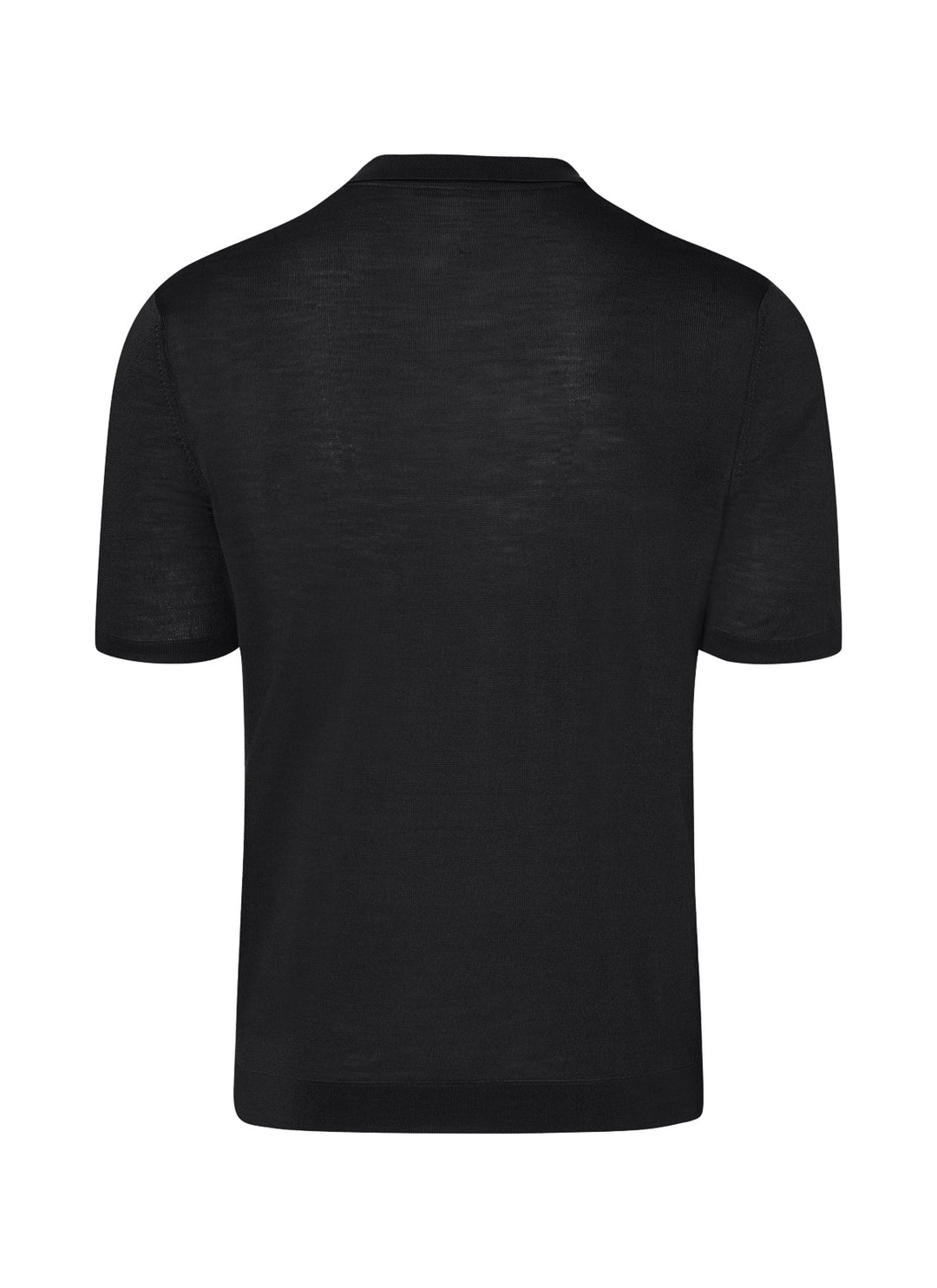 MAERZ Polo – Zwart-100% Scheurwol-HEREN POLO'S & T-SHIRTS-Zwart