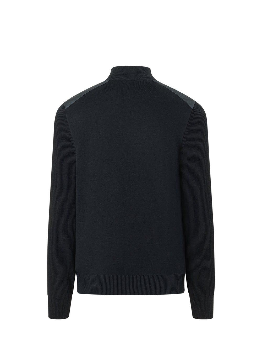 MAERZ Quarter Zip Trui-100% katoen-HEREN TRUIEN & VESTEN-Blauw