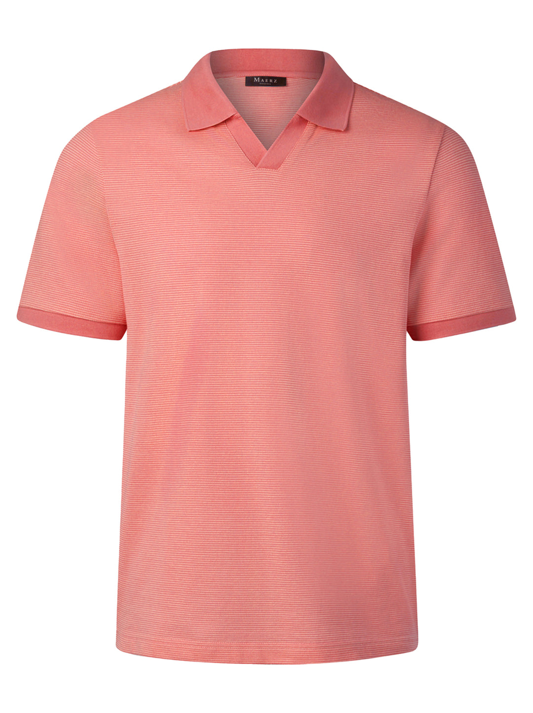 MAERZ Regular Fit Polo – Rood-100% katoen-HEREN POLO'S & T-SHIRTS-Rood