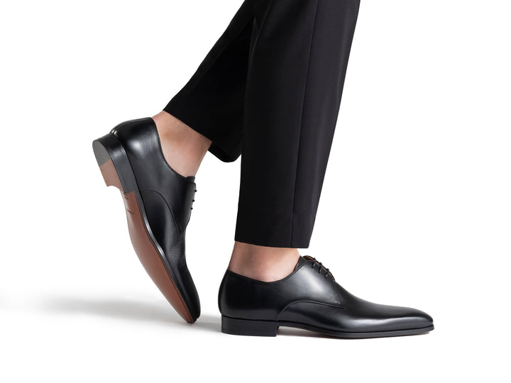 Magnanni PAROS Wind black-Leer-HEREN SCHOENEN & RIEMEN-Zwart