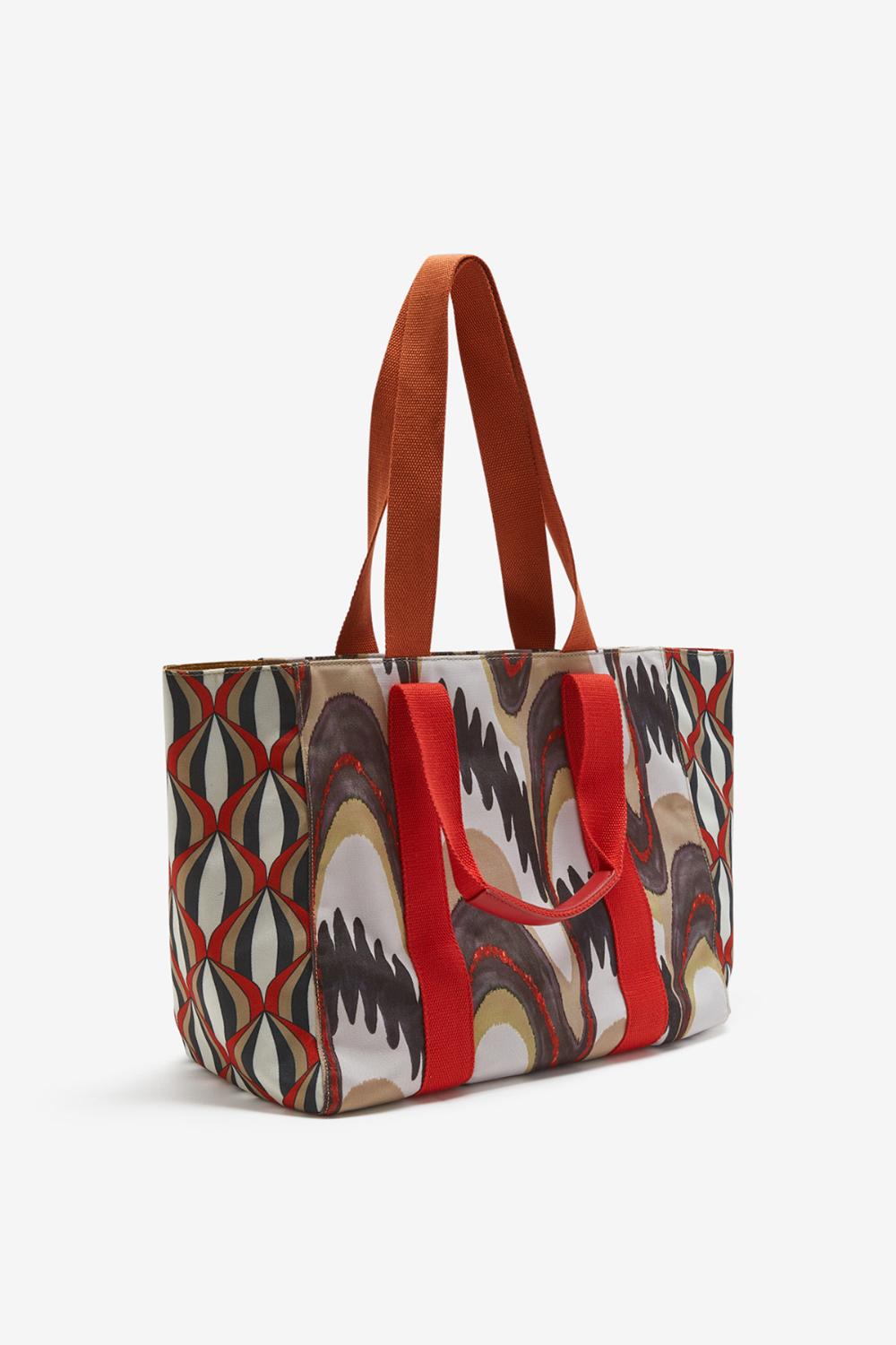 Maliparmi FORTUNA shopper-100% polyester-DAMES ACCESSOIRES-Beige