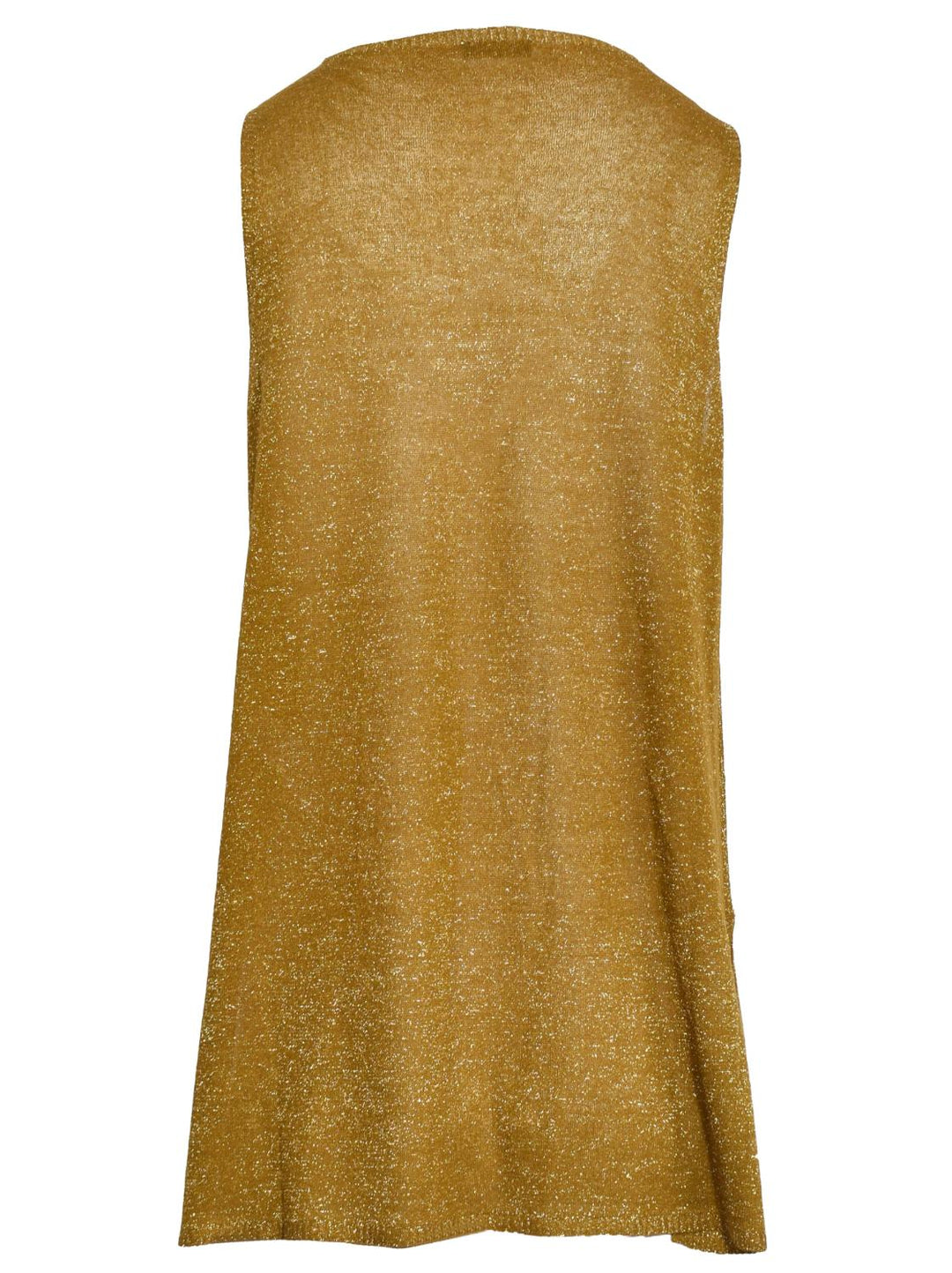 Maliparmi Maglia Stardust-70% viscose, 15% polyester, 15% metal-DAMES TOPS & BLOUSES-Goud