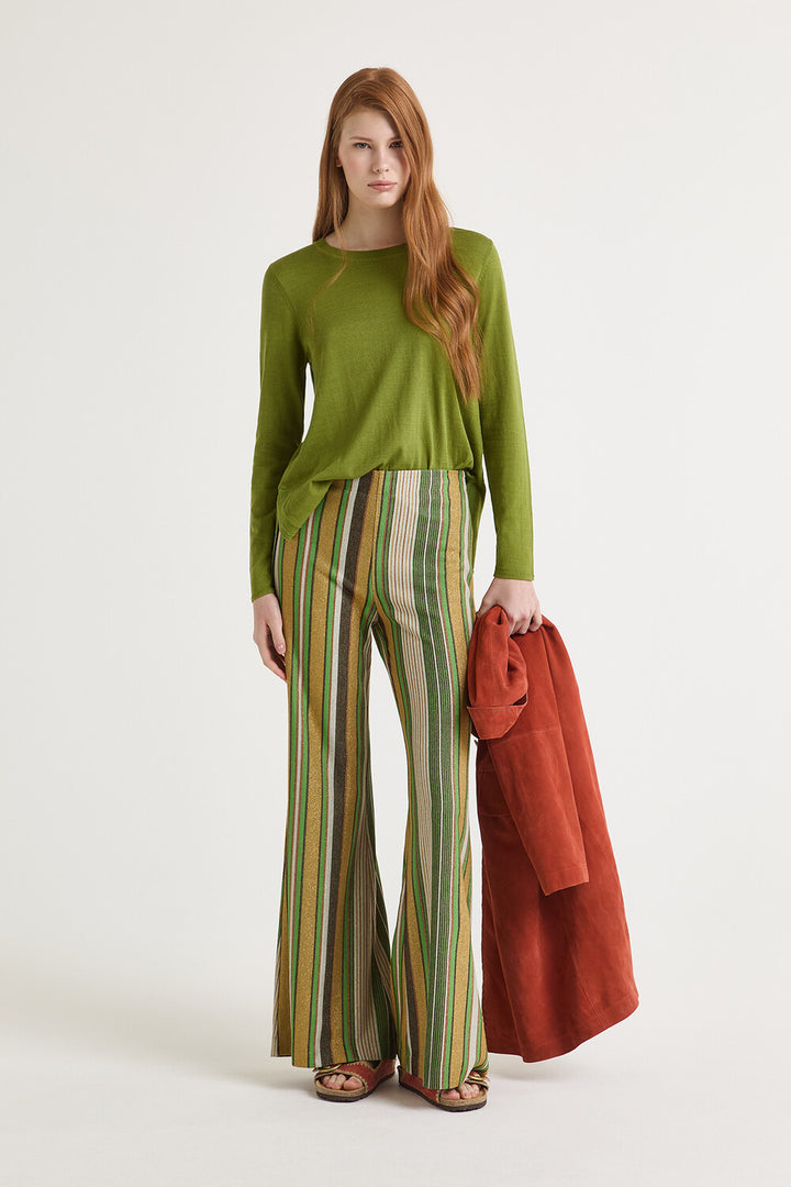 Maliparmi pantalon colorful-87% Viscose<br />7% Polyester<br />6% Polyamide-DAMES BROEKEN-Divers