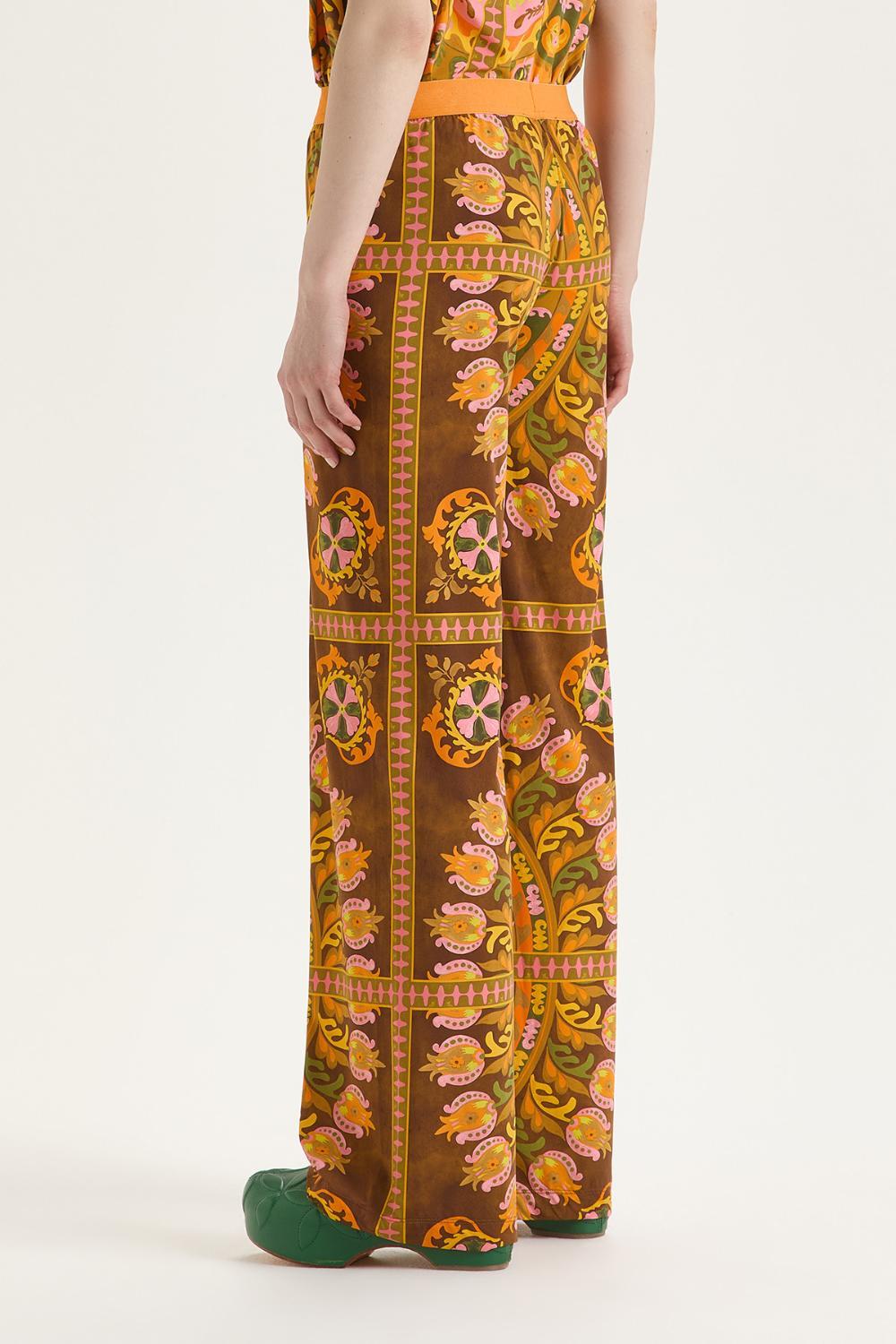 Maliparmi pantalon SUZANI-81% polyamide, 19% elasthaan-DAMES BROEKEN-Oranje