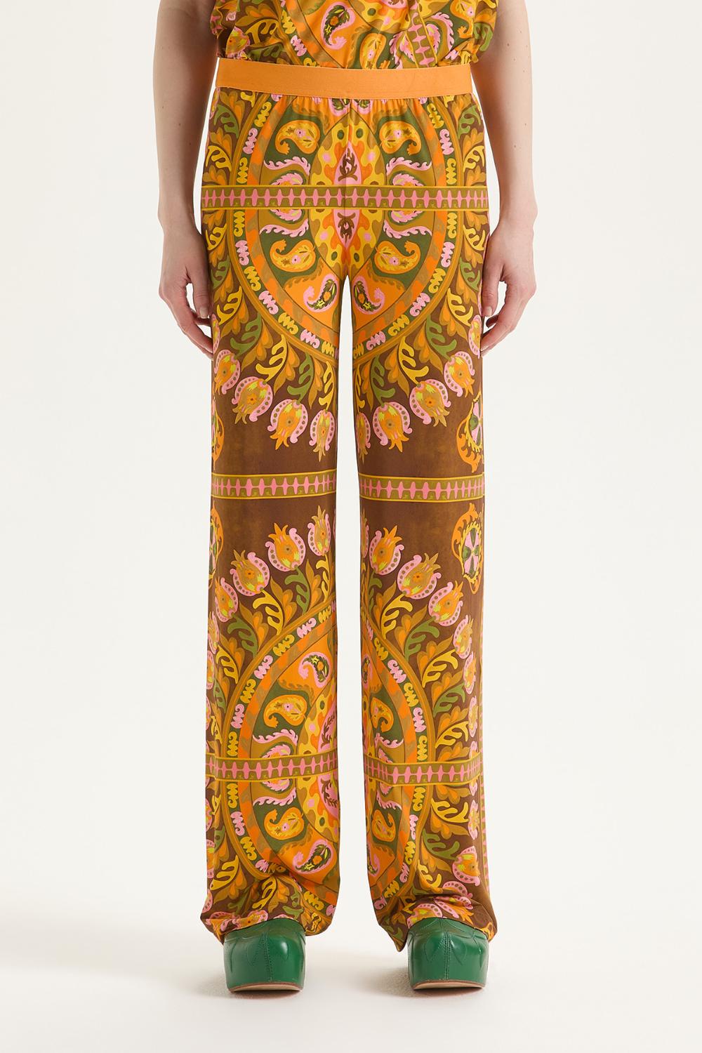 Maliparmi pantalon SUZANI-81% polyamide, 19% elasthaan-DAMES BROEKEN-Oranje