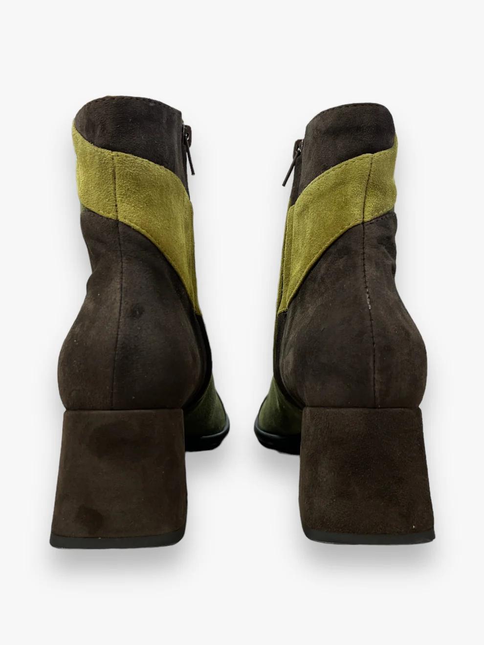 Maliparmi TRONCHETOO laarzen-Suede-DAMES SCHOENEN-Groen