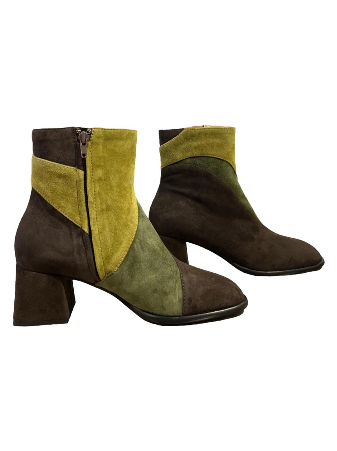 Maliparmi TRONCHETOO laarzen-Suede-DAMES SCHOENEN-Groen