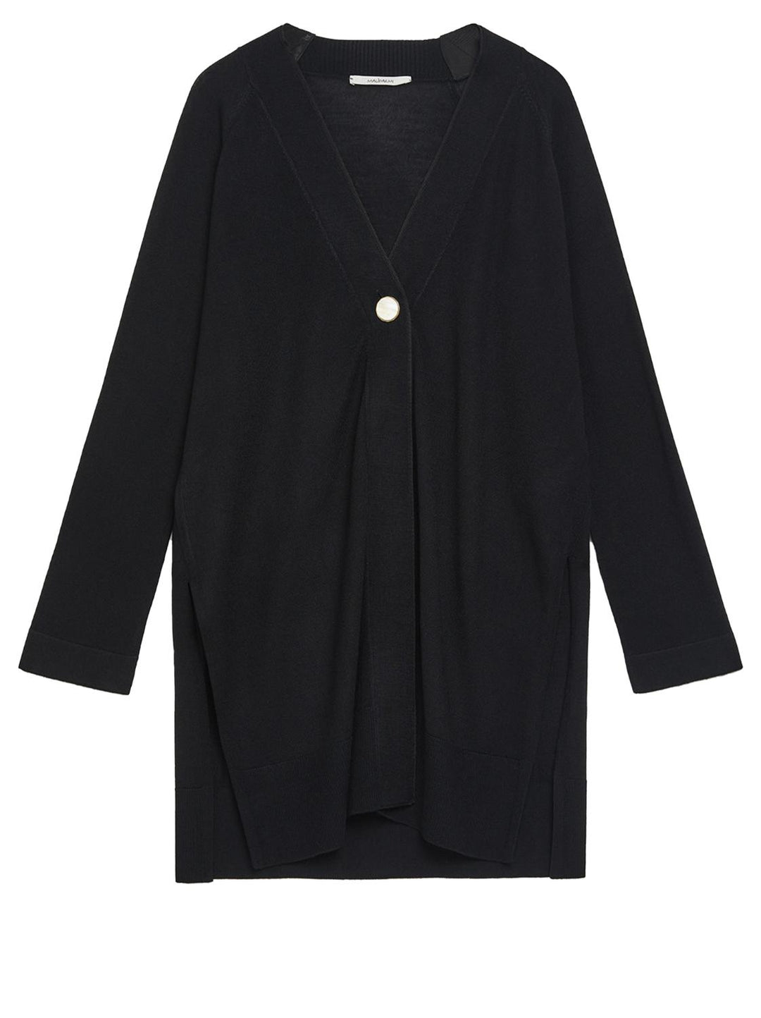 Maliparmi vest COLOURS-100% wol-DAMES TRUIEN & VESTEN-Zwart