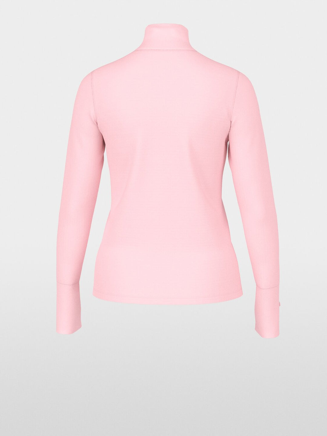 Marc Cain Basic Shirt met Opstaande Kraag – Roze-95% katoen, 5% elastaan-DAMES TOPS & BLOUSES-Roze