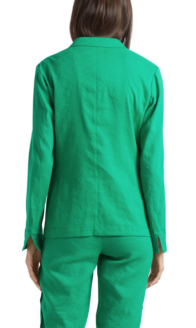 Marc Cain blazer-alg.: 59% linnen, 39% viscose, 2% elastaan-DAMES BLAZERS & GILETS-Groen