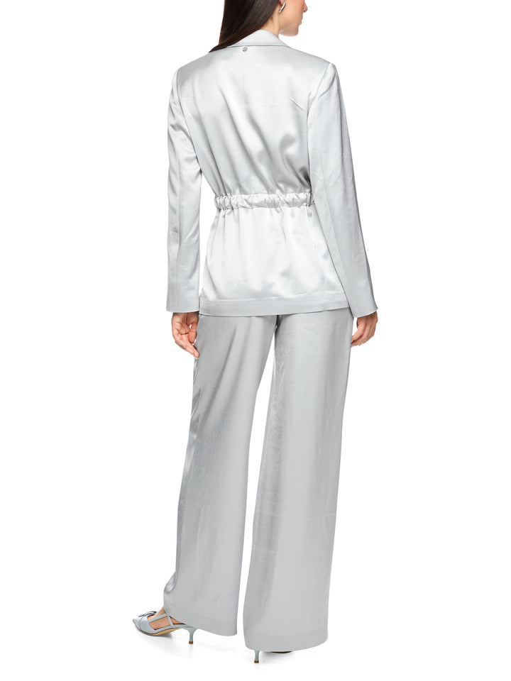 Marc Cain Blazer – Grijs-82% acetaat, 18% polyester-DAMES BLAZERS & JASJES-Grijs