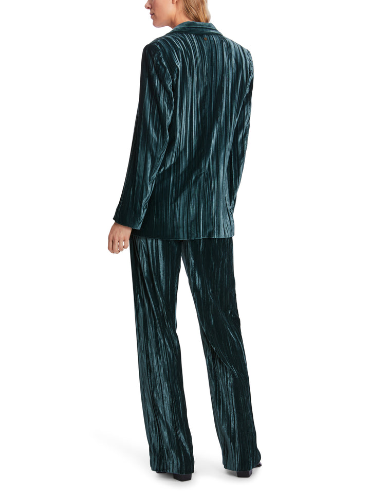 Marc Cain blazer van geplet fluweel-Materiaal<br />voering: 69% polyester (gerecycled), 31% polyester<br />alg.: 100% pol