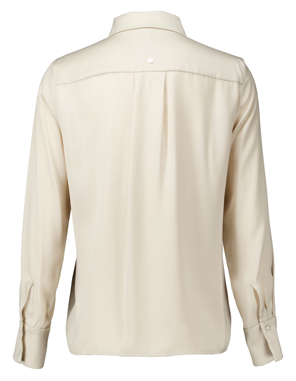 Marc Cain blouse in viscose-crêpe-alg.: 60% polyester, 40% viscose-DAMES TOPS & BLOUSES-Beige