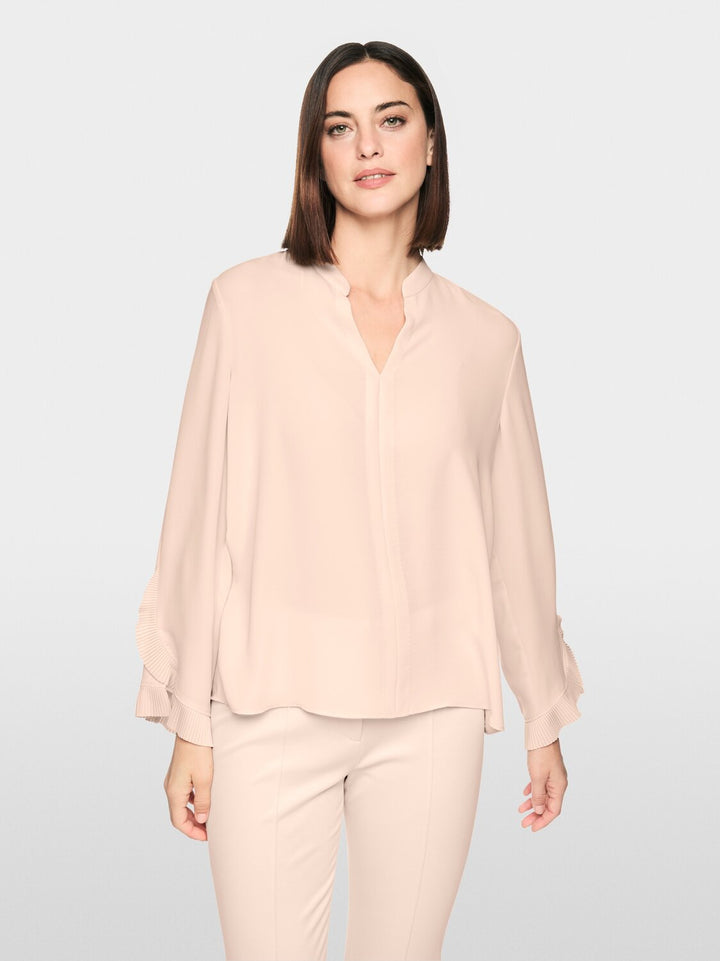 Marc Cain Blouse met Plissé Details – Room-100% polyester-DAMES TOPS & BLOUSES-Room